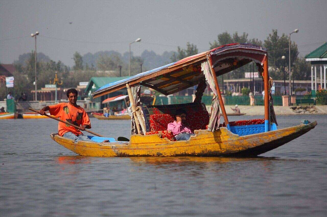 Shikara on Dal Lake, Srinagar